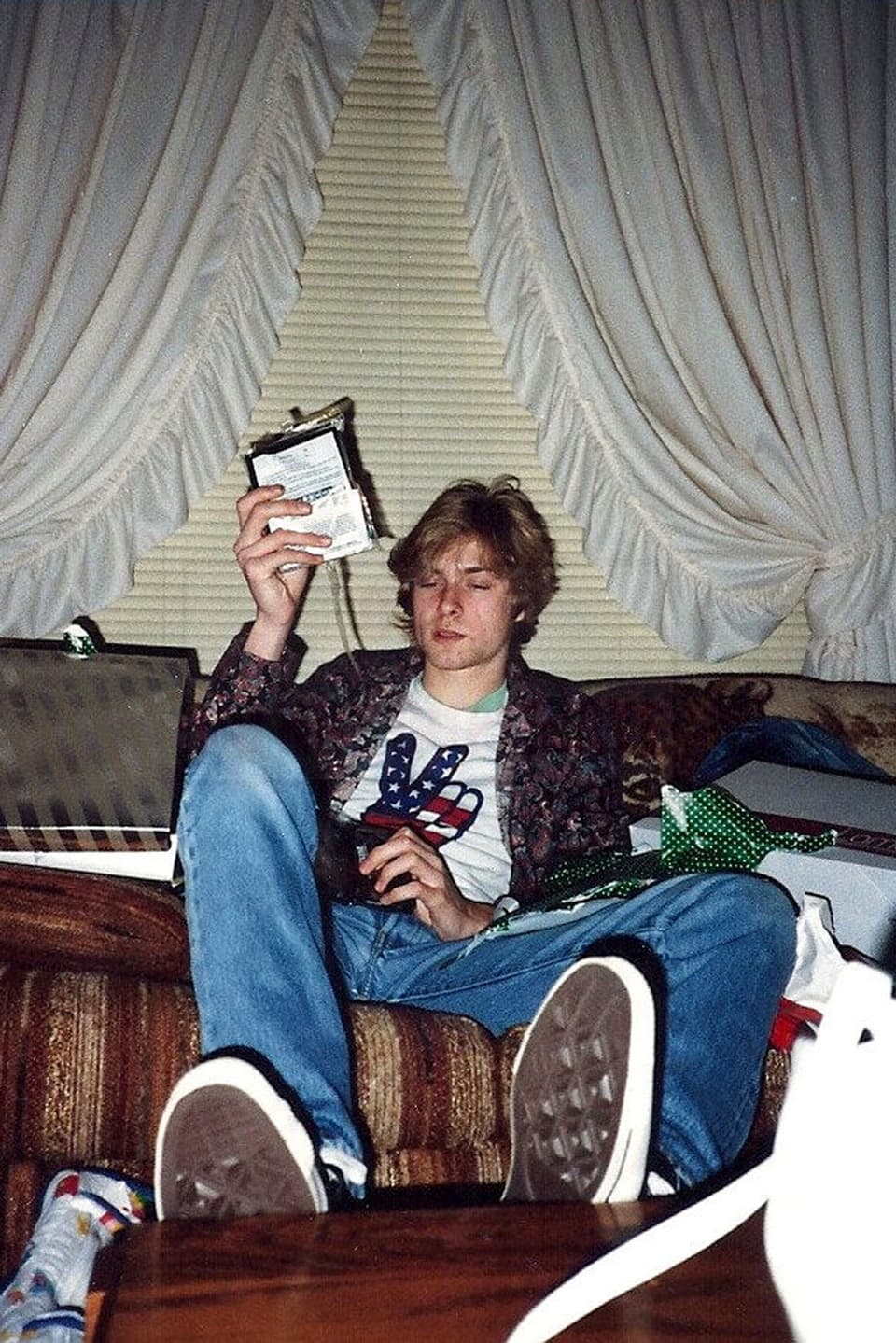 Teenager Kurt Cobain im Elternhaus