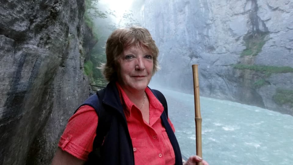 Theres Ott, die Hüterin der Aareschlucht.