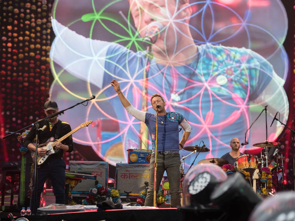 Coldplay live aus dem Letzigrund.