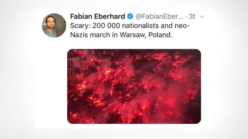 Eberhards Tweet