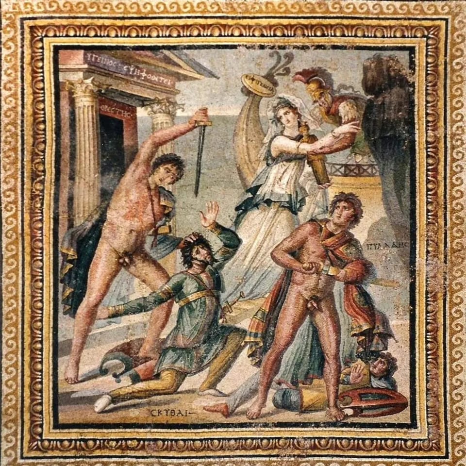 Antikes Mosaik.