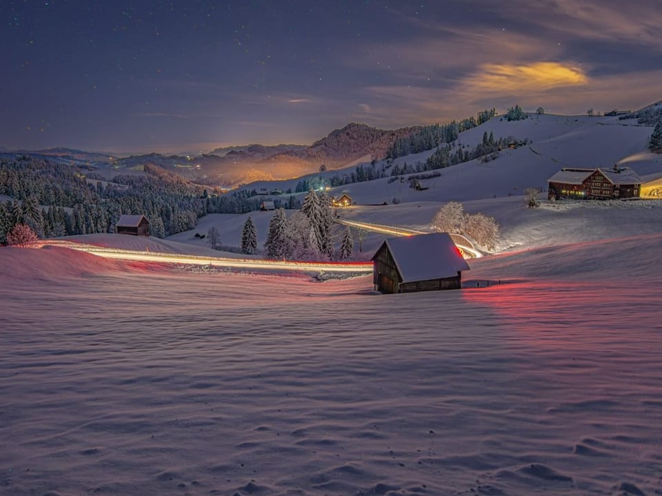 Winterwonderland im Appenzellerland.