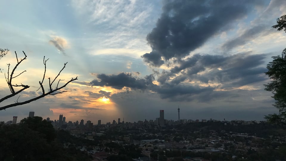 Die Stadt Johannesburg.