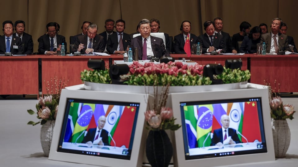 Putin spricht per Videoschaltung am Gipfel in Johannesburg