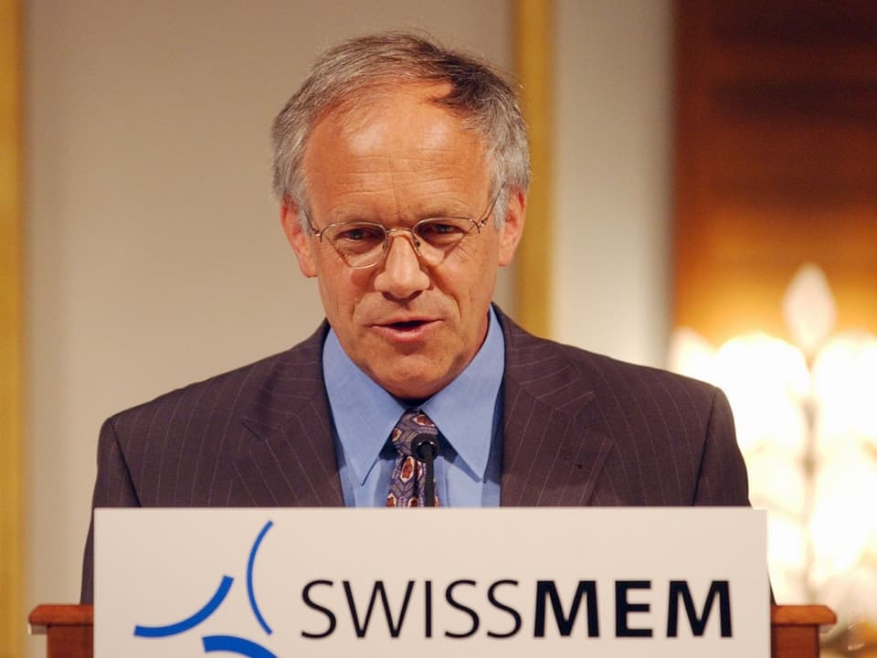 Schneider-Ammann an einer Swissmem-Konferenz