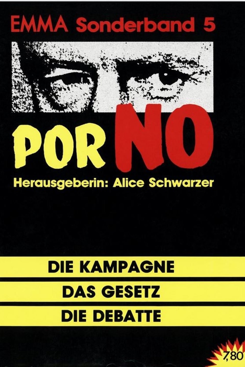 Por NO - Kampagne auf dem Cover der Emma-Sonderausgabe. 
