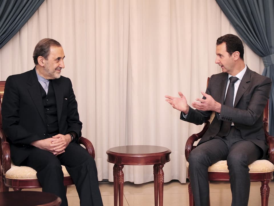 Velayati mit Assad. 