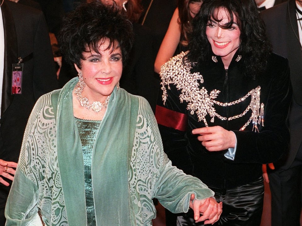 Michael Jackson und Liz Taylor