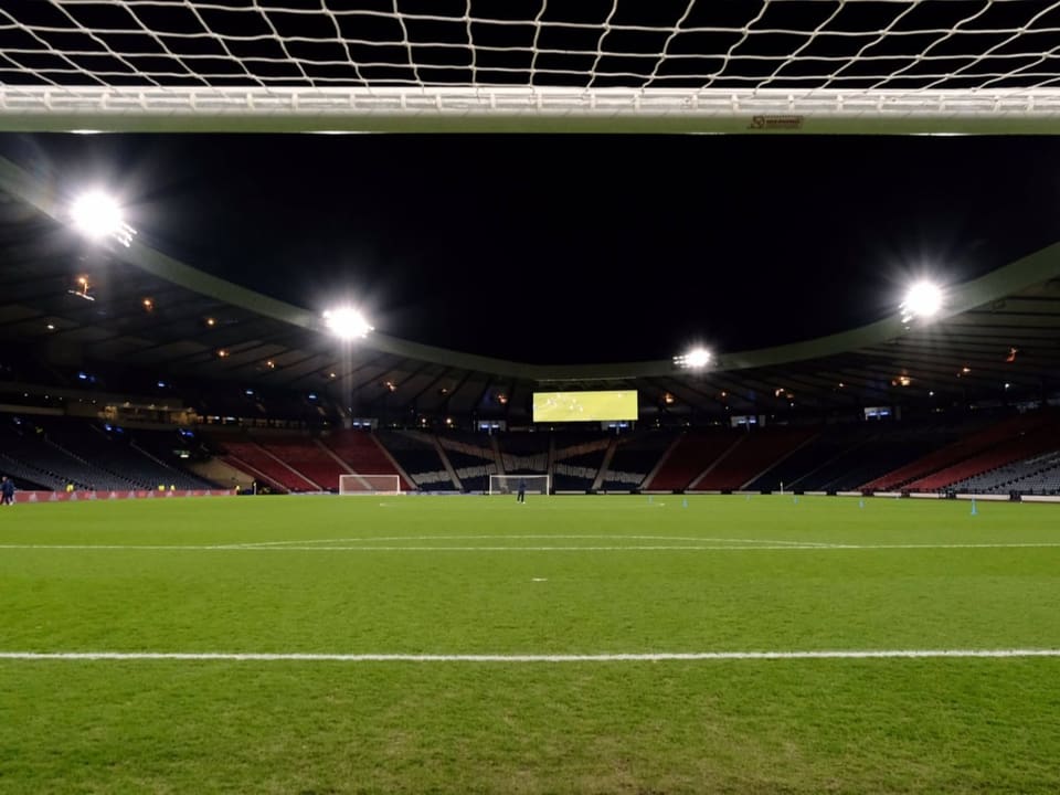 Hier hätte am 24. März die Ukraine spielen sollen Hampden Park