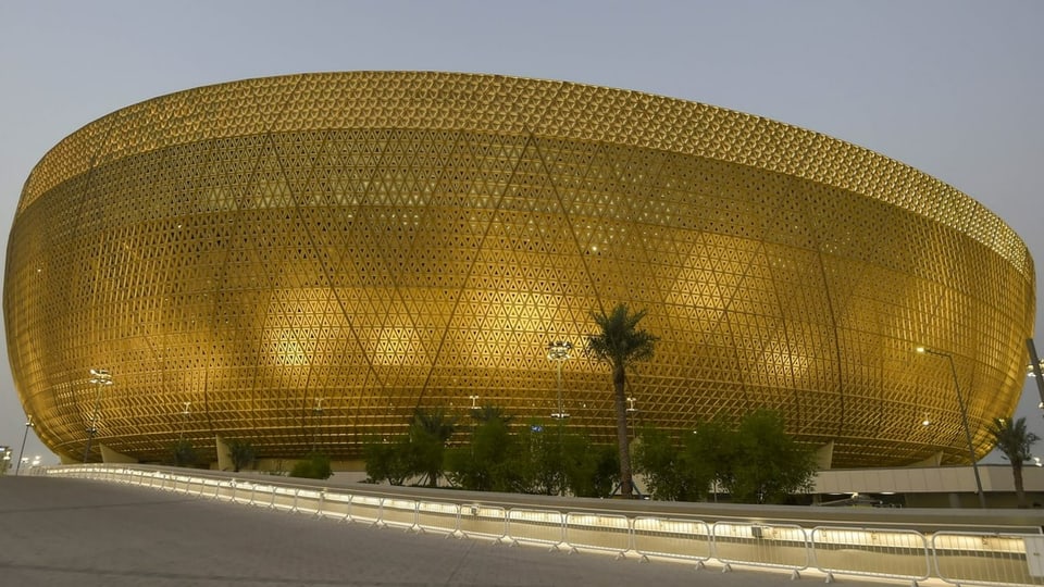 Das Lusail-Stadion im Norden von Doha