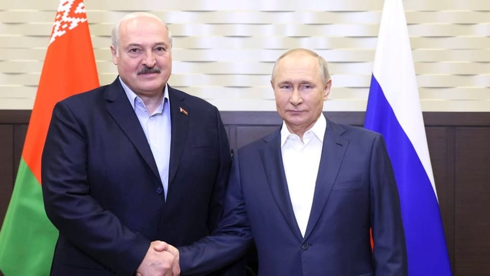 Putin mit Lukascheko