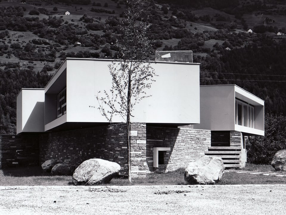 Das Studio Tecnico in Ambri, erbaut 1958.