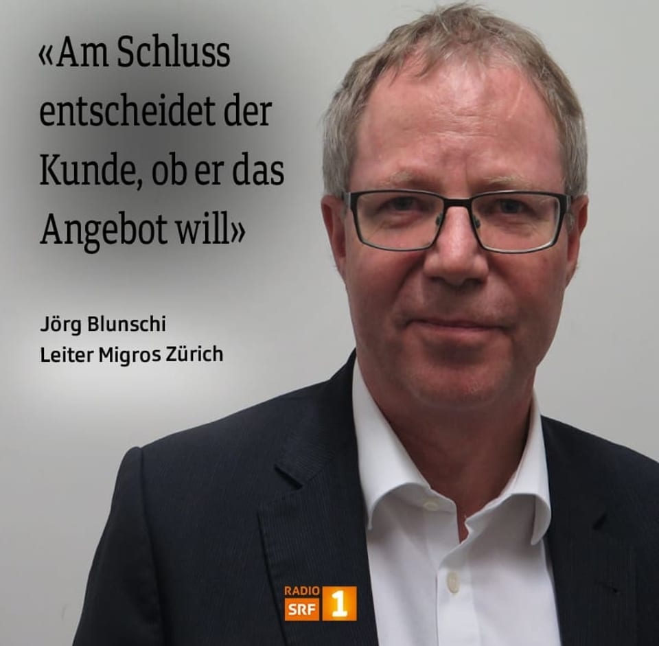 Jörg Blunschi, Leiter Migros Zürich