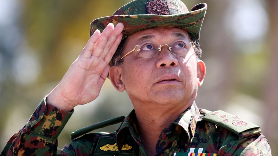 Min Aung Hlaing, der Anführer der Militärjunta.