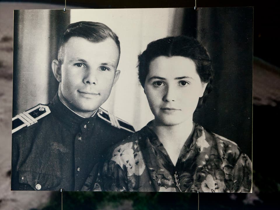 Gagarin und seine Frau.