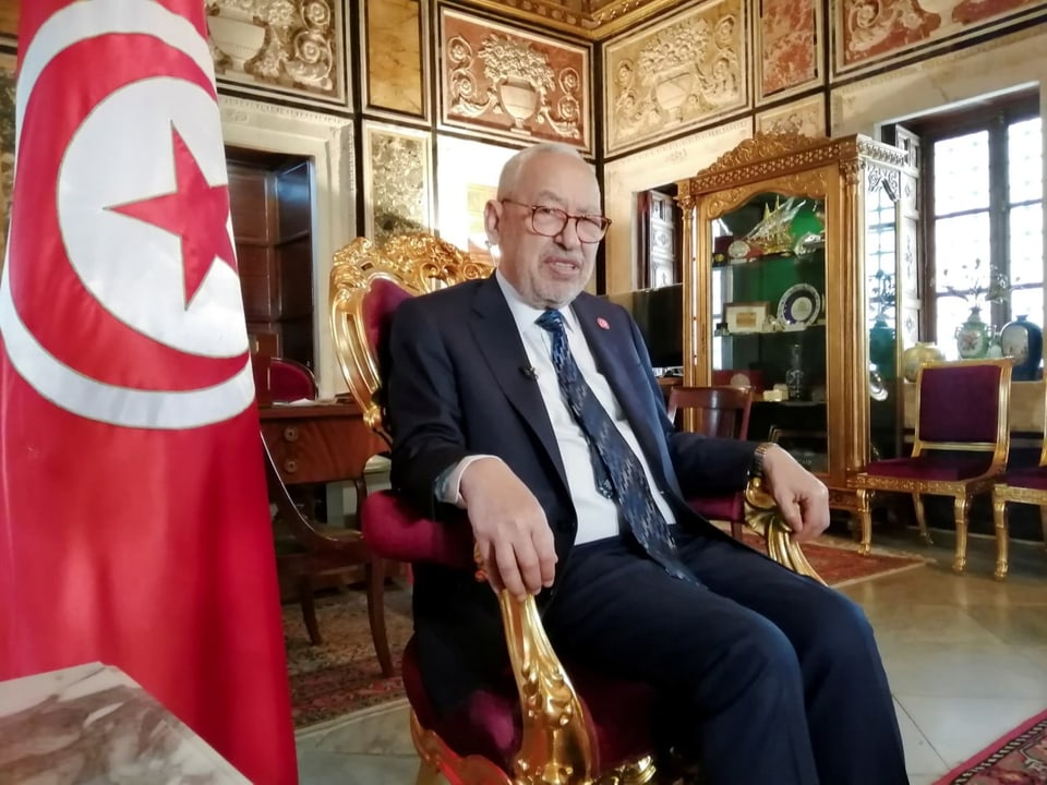 Parlamentspräsident und Ennahda-Chef Rached Ghannouchi