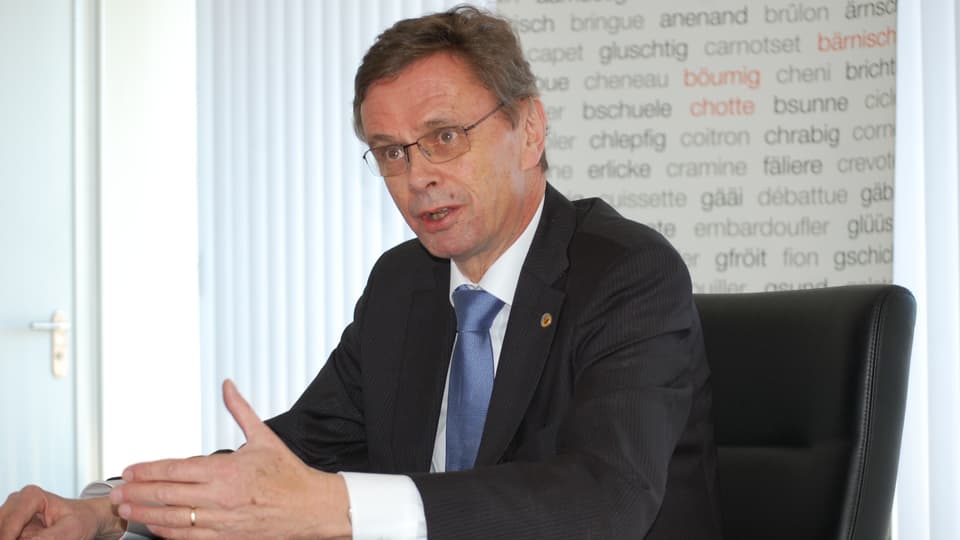 Bilanz mit Regierungspräsident Hans-Jürg Käser (15.1.2016)