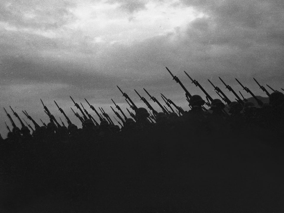 Soldaten bei Basel.