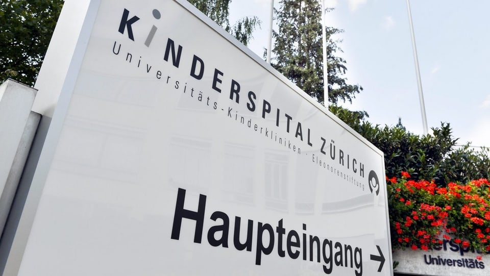 Haupteingang des Kinderspitals Zürich