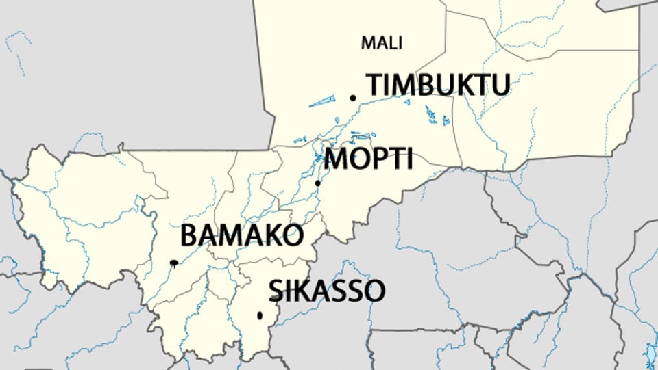 Die Karte von Mali