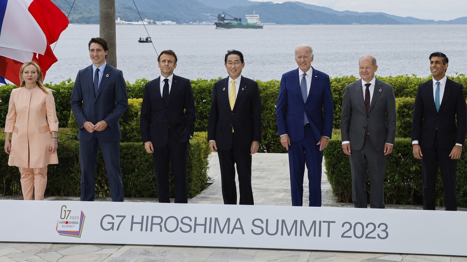 Gruppenfoto der G7.