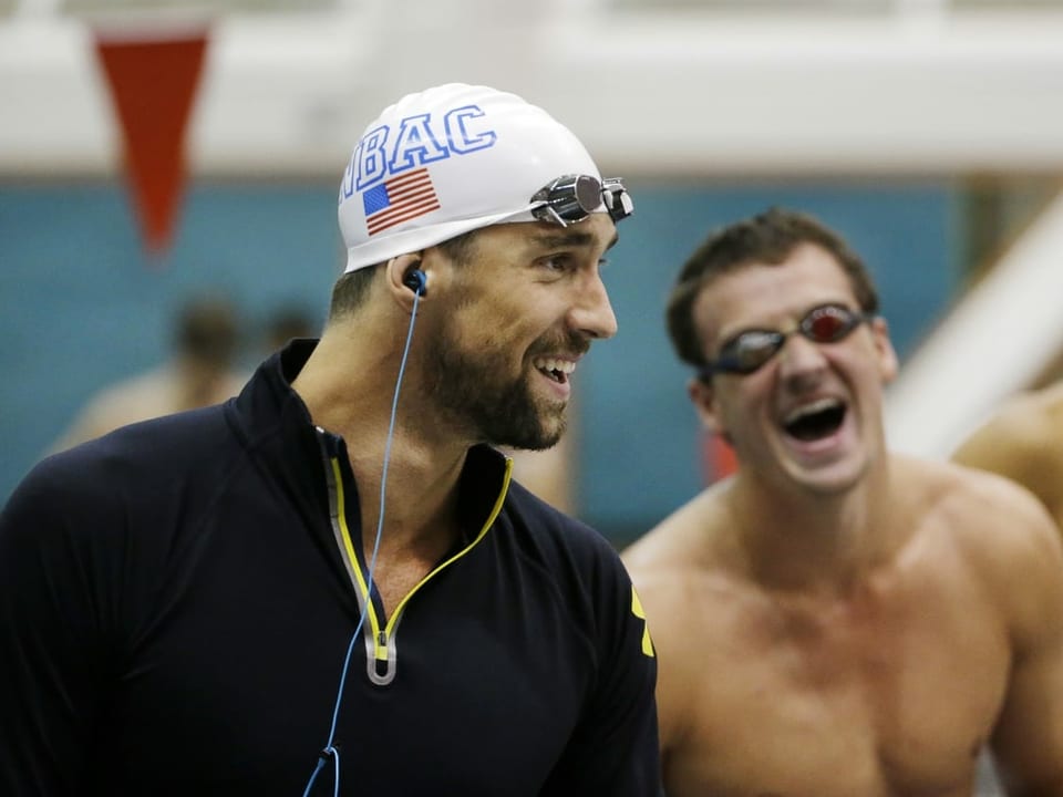Michael Phelps bei seinem Comeback 2014.