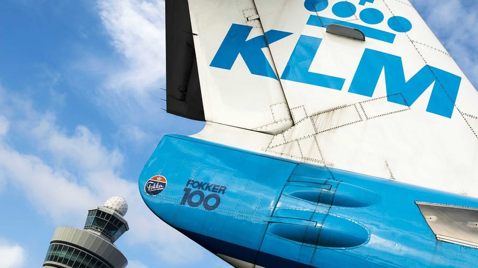 Flügel einer KLM