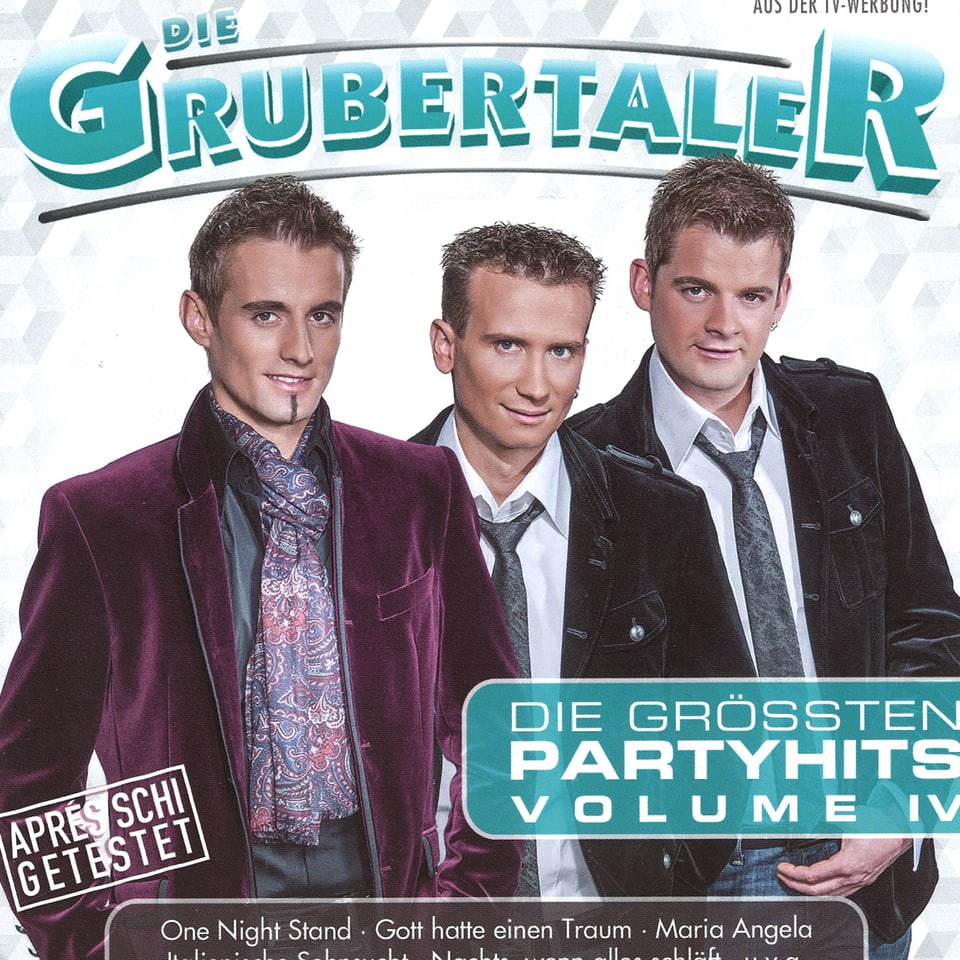 Cover CD Die grössten Partyhits Vomume IV Grubertaler