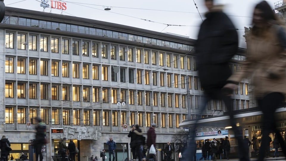 UBS-Hauptquartier am Zürcher Paradeplatz.