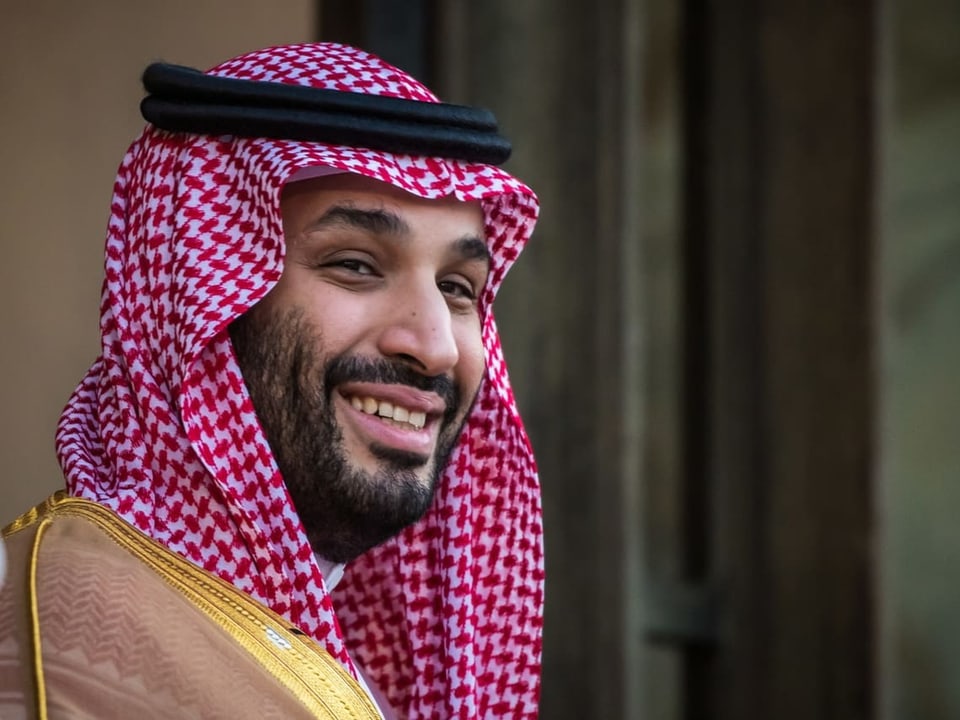 Porträt vom saudischen Kronprinz Mohammed bin Salman.