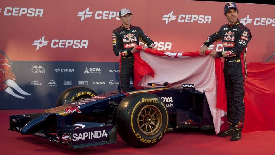 Ebenfalls in Jerez wurde der neue Toro Rosso enthüllt.