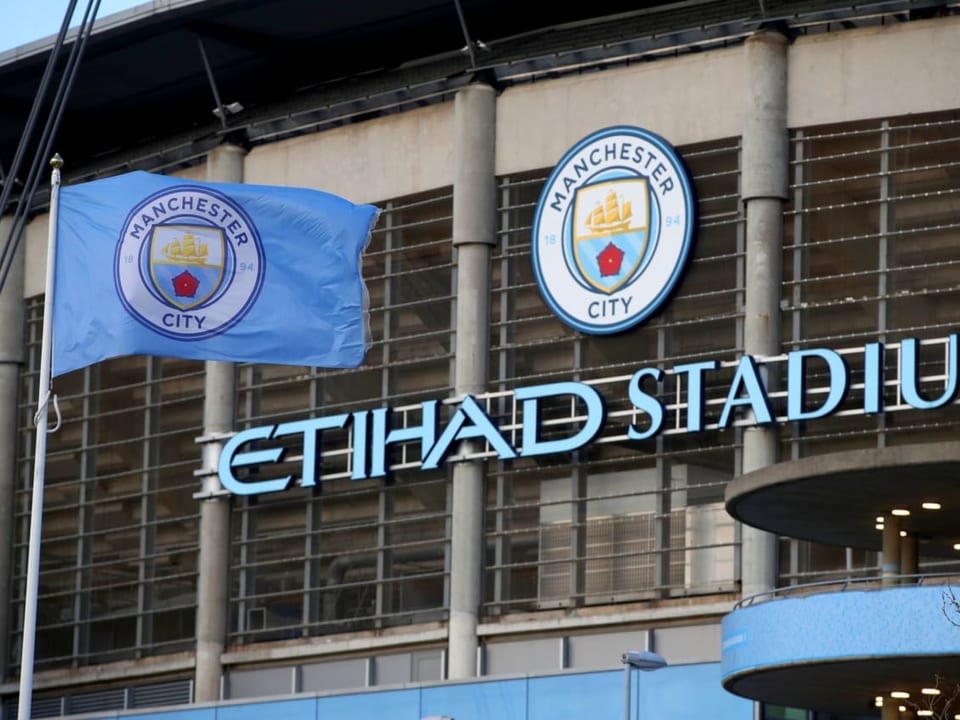 Das Etihad Stadium von Manchester City.