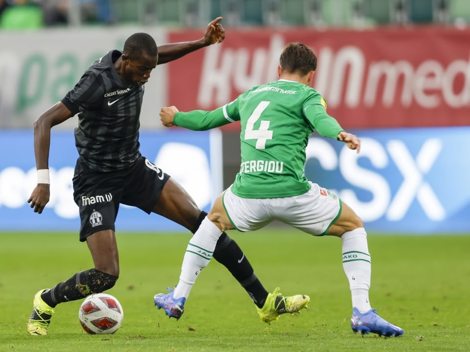 Werden am Samstag öfters die Klingen kreuzen Zweikampf der beiden Spieler