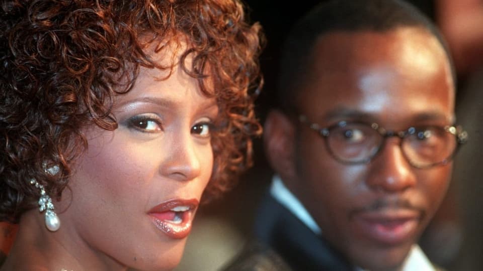 Whitney Houston mit Ehemann Bobby Brown