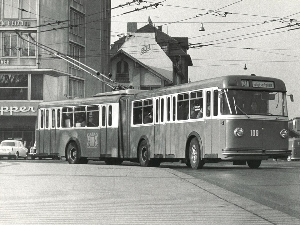 Trolleybus aus Zürich 1965