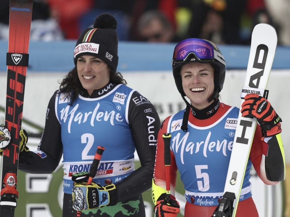 Mit ihnen ist im Super-G zu rechnen Federica Brignone und Lara Gut-Behrami.