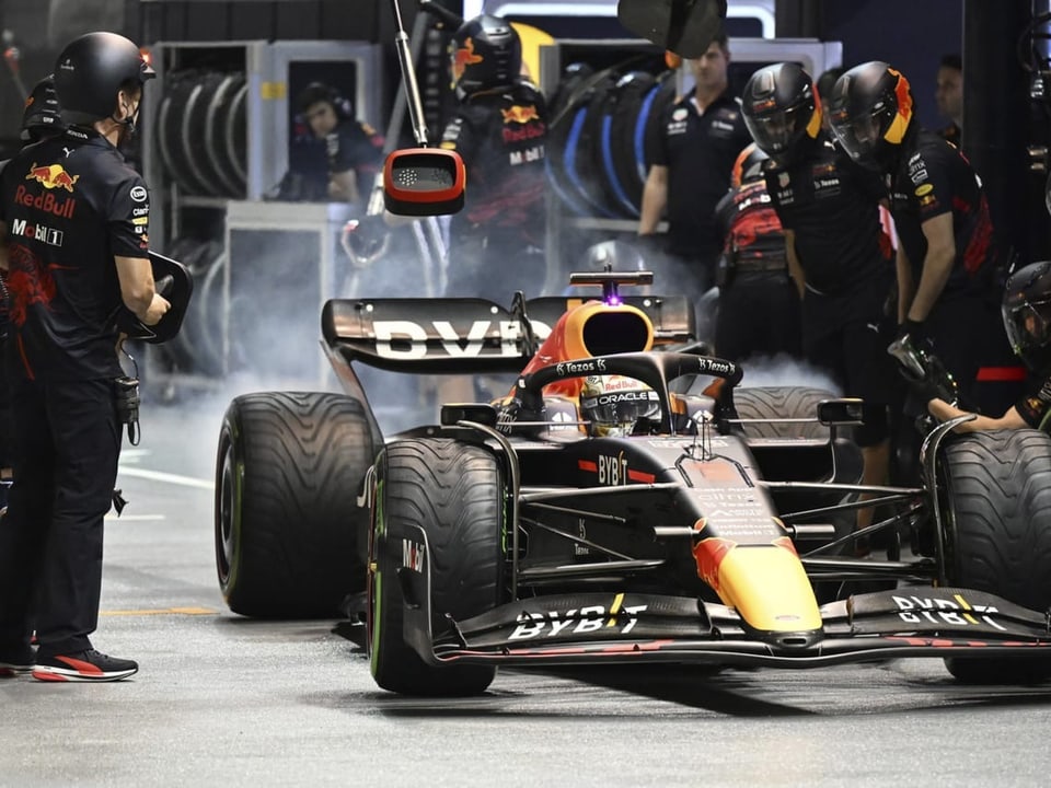 Sein Team Red Bull patzte Max Verstappen.