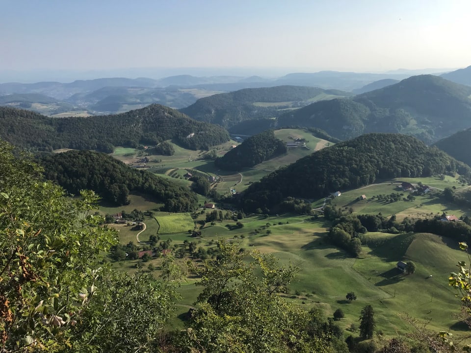 Aussicht Richtung Eptingen. 