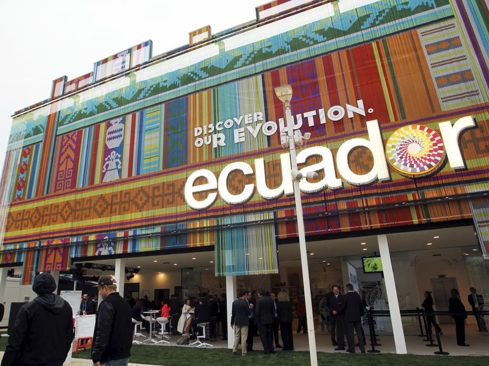 Der Pavillon Ecuadors