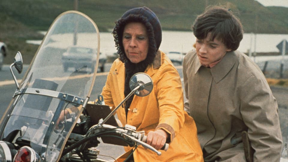 Harold und Maude auf dem Motorrad