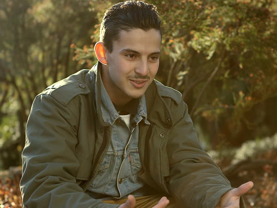 Sébastien: Sébastien beim Interview.