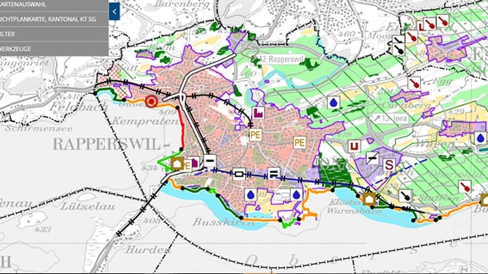 Richtplan des Kantons St. Gallen