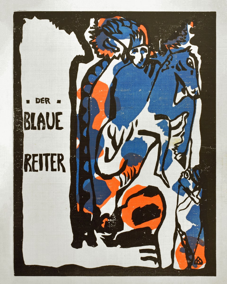 Wassily Kandinsky und Franz Marc (Hrsg.): Almanach Der Blaue Reiter, München, 1914, 29.5 x 23 x 2.5 cm.