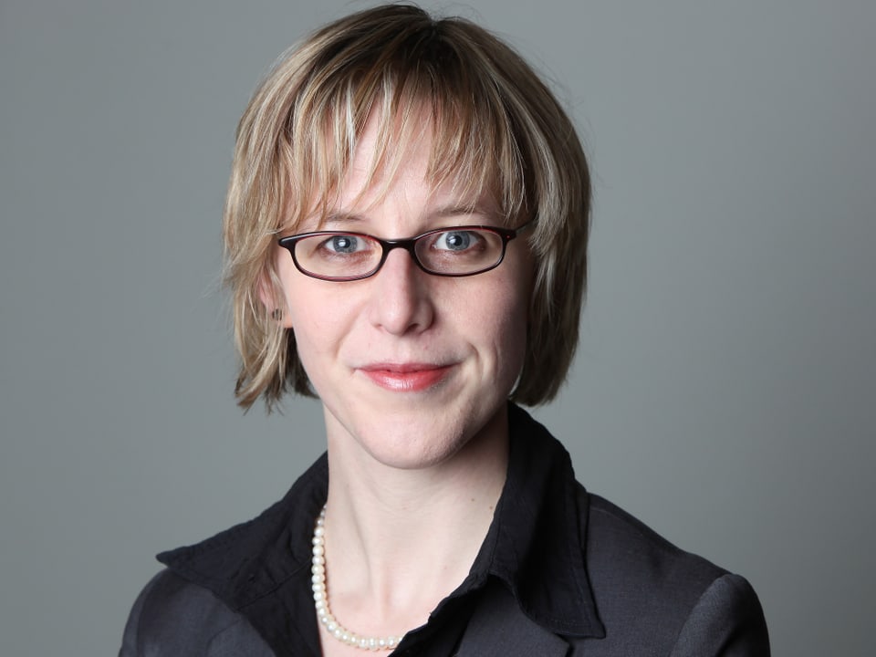 Barbara Gysel, die Präsidentin der SP des Kantons Zug.