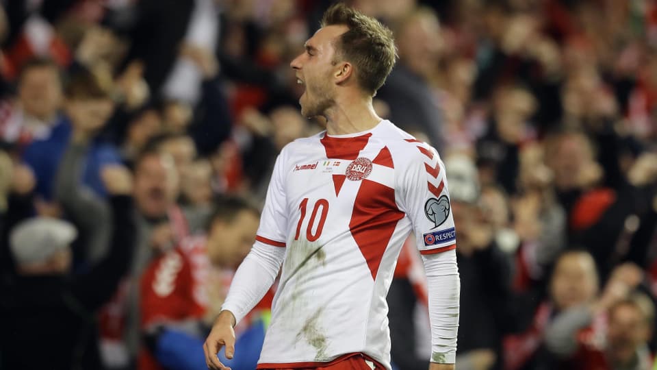 Fussball - Eriksen ballert Dänemark an die WM - Sport - SRF