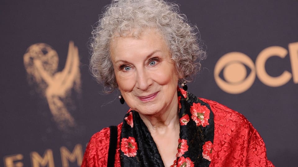 Margaret Atwood an den Emmys.