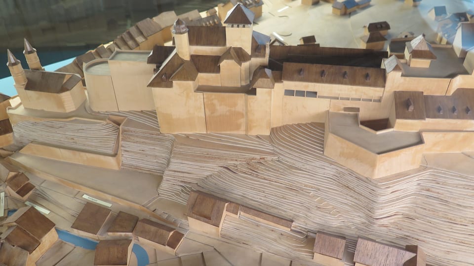 Modell der Festung in Aarburg