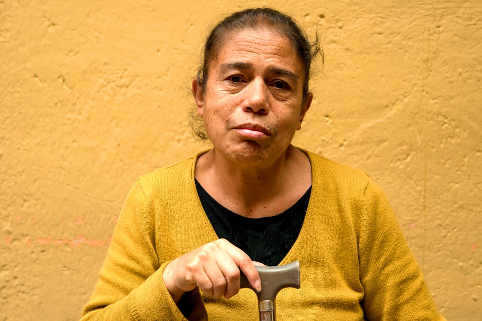 A portrait of a resident of Casa Zucchietzal.