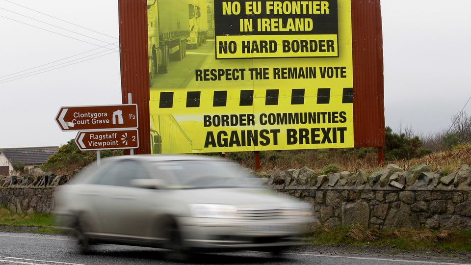 Britische Regierung für offene Grenzen auf irischer Insel