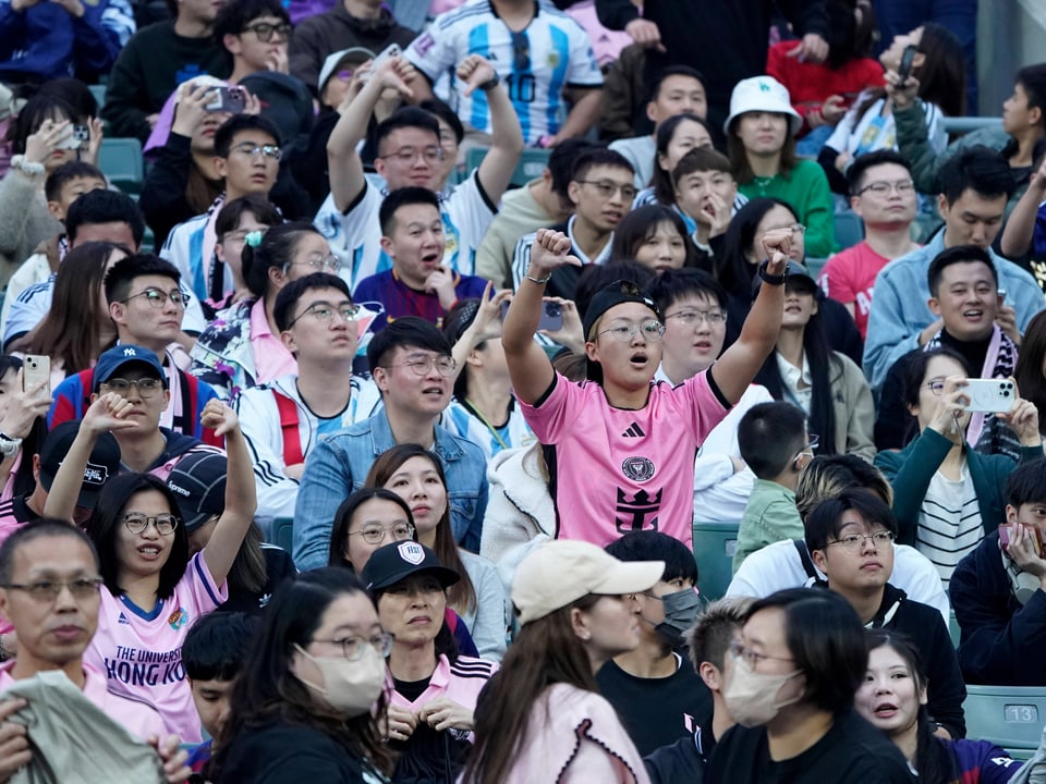 Die chinesischen Fans waren am Sonntag sauer auf Messi. 